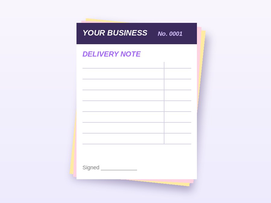 ncr pads printed by Flash Design & Print