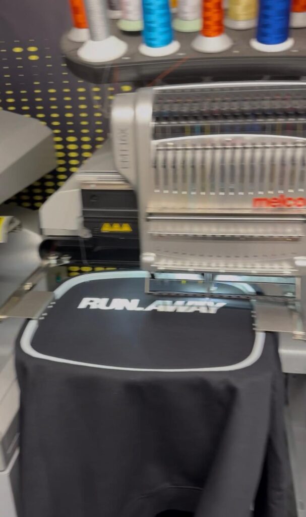 Embroidered Runaway Festival hoodie